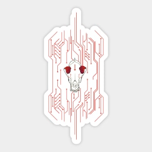 Cyber Coyote Sticker